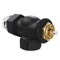 Набор термостатический Royal Thermo Design 1/2"М30х15 Черный осевой