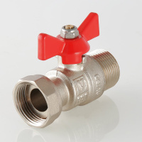 Кран шаровой Valtec с накидной гайкой и наружной резьбой 1"