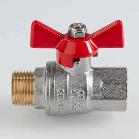 Кран шаровой Valtec ГОСТ с ручкой-бабочкой и внутренней–наружной резьбой 3/4"
