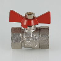 Кран шаровой Valtec Compact с ручкой-бабочкой и внутренней резьбой 3/4"