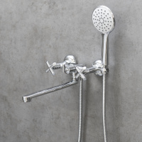 Смеситель Lemark Practica LM7541C универсальный с плоским поворотным изливом 300 мм