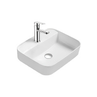 Раковина накладная Aquatek Вега на столешницу 500*395*140 мм белый матовый