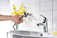 Смеситель Lemark Plus Strike LM1116C для раковины с гигиеническим душем