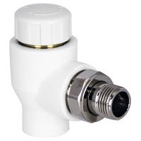 Термоклапан Tebo угловой с преднастройкой 25x3/4"