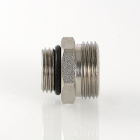 Ниппель резьбовой Valtec с переходом на евроконус 3/4" х 3/4", "евроконус"