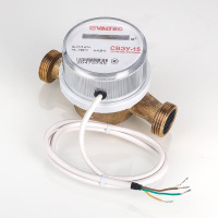 Водосчетчик Valtec электронный универсальный без сгонов 1/2", 110 мм, RS-485