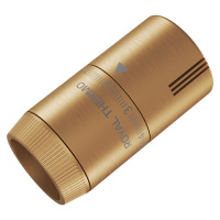 Термоголовка жидкостная Royal Thermo Design М30х15 Золотой матовый