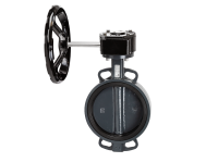 Затвор дисковой с редуктором Ridan ЗДМ DN 600 PN 16, Т= - 15°C до 120 °С, межфланцевый, EPDM, корпус-чугун, диск-чугун