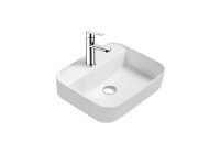 Раковина накладная Aquatek Вега на столешницу 500*395*140 мм белый матовый