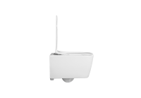 Унитаз-компакт подвесной безободковый Aquatek ЛИБРА New 495*350*260 с сиденьем Soft Close