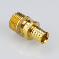 Фитинг надвижной Valtec с переходом на наружную резьбу 25 (3,5) мм х 1"