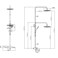 Смеситель Lemark Tropic LM7003С для ванны и душа