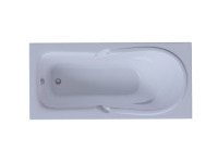 Акриловая прямоугольная ванна Aquatek Леда 170х80 без фронтального экрана, без гидромассажа, сборно-разборный сварной каркас