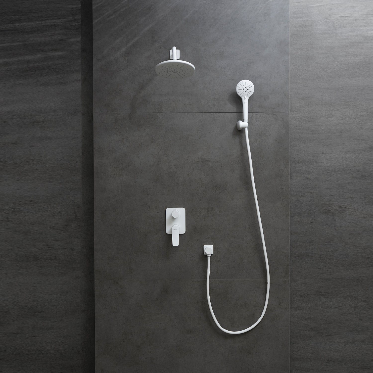 Смеситель Lemark Bronx LM3729MW для душа встраиваемый