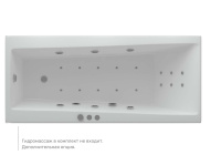 Акриловая прямоугольная ванна Aquatek Либра New 70 с фронтальным экраном (слив слева), без гидромассажа, сборно-разборный сварной каркас 150 см