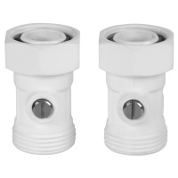 Набор нижнего подключения Royal Thermo прямой раздельный 3/4х3/4ЕК Белый