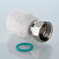 Фитинг PPR Valtec с накидной гайкой 25 мм х 3/4"