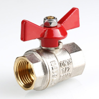 Кран шаровой Valtec Base с ручкой-бабочкой и внутренней резьбой 3/4"