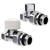 Набор термостатический Royal Thermo Design 1/2"М30х15 Хром прямой