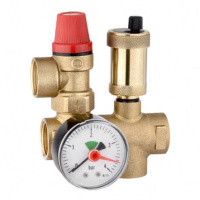 Группа безопасности для котла Tim с возможностью установки расширительного бака _СОМРАСТ) 3/4"-3 бар