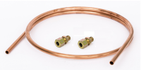Импульсная трубка Ridan AF-R для регуляторов AFP-R/VFG-2R медь, 10 x 1, l = 1500 мм, с одним резьбовым ниппелем  и двумя втулками