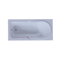 Акриловая прямоугольная ванна Aquatek Леда 170х80 без фронтального экрана, без гидромассажа, сборно-разборный сварной каркас