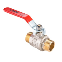 Кран шаровой MVI полнопроходной с ручкой резьба наружная-наружная PN40 1"