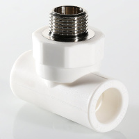 Тройник PPR Valtec с переходом на наружную резьбу 32 мм х 1/2"