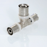 Пресс-фитинг Тройник Valtec 20 х 16 х 16 мм