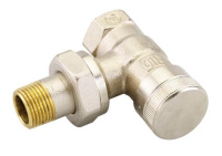 Клапан ручной запорный Danfoss RLV-15 1/2  угловой никелированный