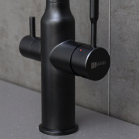 Смеситель Lemark Expert LM5083BL-Black для кухни c гибким изливом с подключением к фильтру с питьевой водой