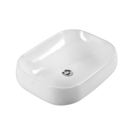 Раковина накладная Aquatek 560*420*140мм белый матовый