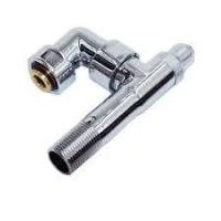 Поворотный кран TIM для углового соединения хром 1/2" ш 1"