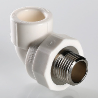 Угольник PPR Valtec с переходом на наружную резьбу 32 мм х 3/4"