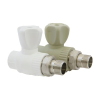 Кран шаровой PPR 25 х 3/4" Lammin радиаторный прямой PREMIUM 40/10