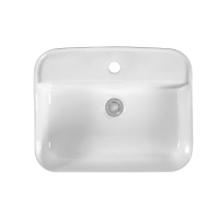 Раковина накладная Aquatek Вега на столешницу 500*395*140 мм белый матовый