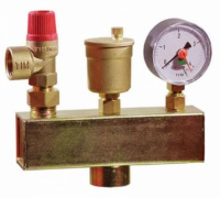 Группа безопасности для котла Tim КВ из квадратной трубкой 1"-3 бар
