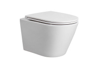 Унитаз-компакт подвесной безободковый Aquatek ВЕГА 490*360*320 с сиденьем Soft Close смыв торнадо