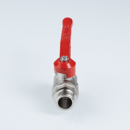 Шаровой кран Valtec Стандарт никелированный (ГОСТ) c флажковой рукояткой и внутренней–наружной резьбой 3/4"