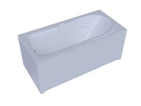 Акриловая прямоугольная ванна Aquatek Леда 170х80 без фронтального экрана, без гидромассажа, сборно-разборный сварной каркас