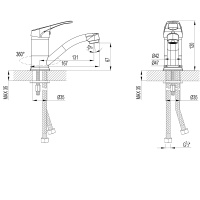Смеситель Lemark Omega LM3107C для раковины