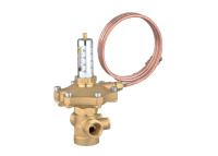 Регулятор перепада давления Ridan APT-R DN50 PN20, Kvs=15 м3/ч, Tmax 120 °С, Рмакс=1,5 бар, с наружной резьбой, c изменяемой настройкой 5-35 кПа, импульсной трубкой, корпус-латунь