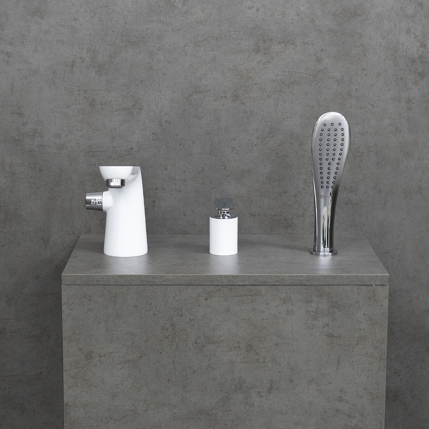 Смеситель Lemark Melange LM4947CW на борт ванны