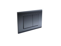 Панель смыва для инсталляции Aquatek клавиши квадрат оружейная сталь матовая