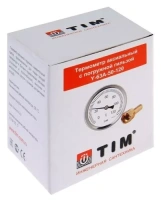 Термометр TIM с гильзой 1/2" 0℃ - 120℃