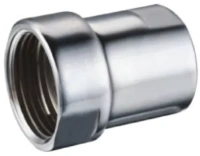 Соединение прямое TIM муфта стяжная с накидной гайкой хром 3/4"