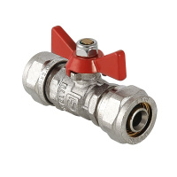 Кран шаровой Valtec с обжимным соединением