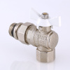 Кран шаровой Valtec Base угловой с полусгоном и дополнительным уплотнением 1/2"