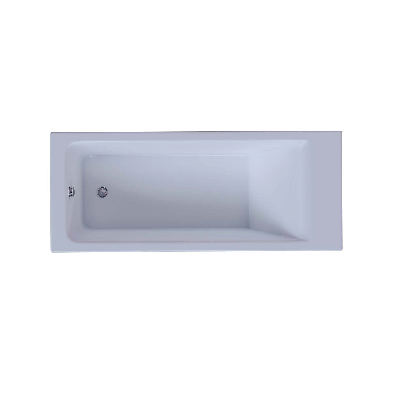 Акриловая прямоугольная ванна Aquatek Eco-Friendly Калибри 70 без фронтального экрана, без гидромассажа, без опоры(каркаса) 170 см