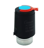 Сервопривод электротермический TIM нормально закрытый M30*1.5 черный